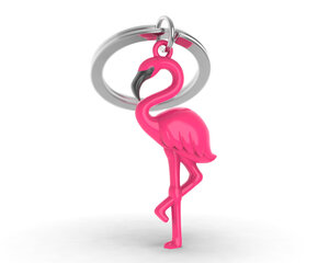 Raktų pakabukas Flamingas, Rožinė kaina ir informacija | Raktų pakabukai | pigu.lt