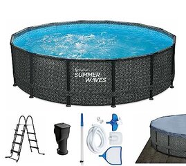 Каркасный бассейн Summer Waves, круглый, 427x107 см цена и информация | Бассейны | pigu.lt