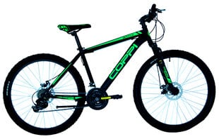Kalnų dviratis MTB Coppi 27.5", M, juodas kaina ir informacija | Dviračiai | pigu.lt