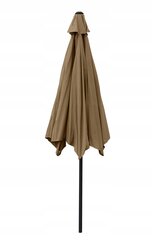 Зонт уличный Fluxar home, коричневый цена и информация | Зонты, маркизы, стойки | pigu.lt