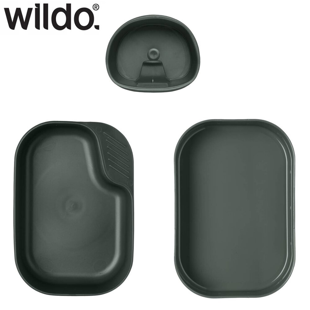 Turistinių indų rinkinys Camp-A-Box Basic Wildo, 19x13x5 cm kaina ir informacija | Turistiniai katiliukai, indai, įrankiai | pigu.lt