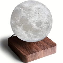 Tech Zone levituojantis magnetinis šviestuvas Dark Moon kaina ir informacija | Staliniai šviestuvai | pigu.lt