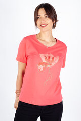 Marškinėliai moterims Blue Seven, rožiniai kaina ir informacija | Marškinėliai moterims | pigu.lt