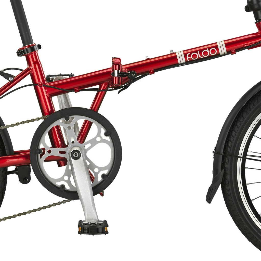 Sulankstomas dviratis Foldo Urbano Ultra 20", raudonas kaina ir informacija | Dviračiai | pigu.lt