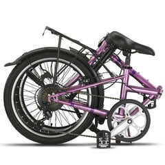 Sulankstomas dviratis Foldo Urbano Ultra 20", violetinis kaina ir informacija | Dviračiai | pigu.lt