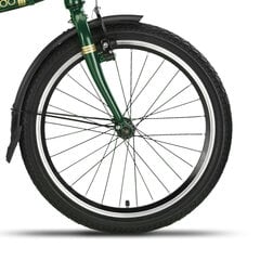 Sulankstomas dviratis Foldo Urbano Ultra 20", žalias kaina ir informacija | Dviračiai | pigu.lt