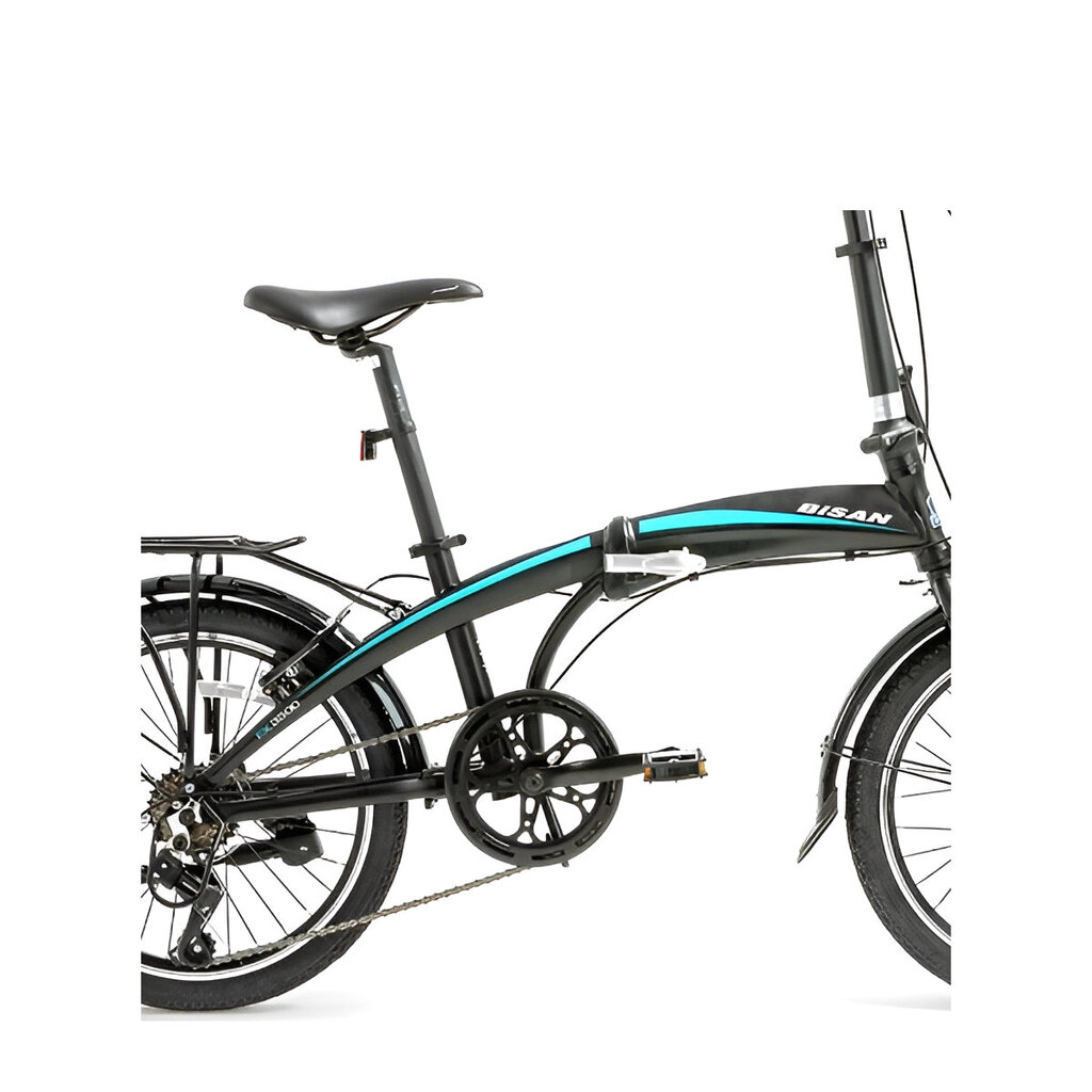 Sulankstomas dviratis Bisan FX3500 TRN 20", juodas/mėlynas цена и информация | Dviračiai | pigu.lt