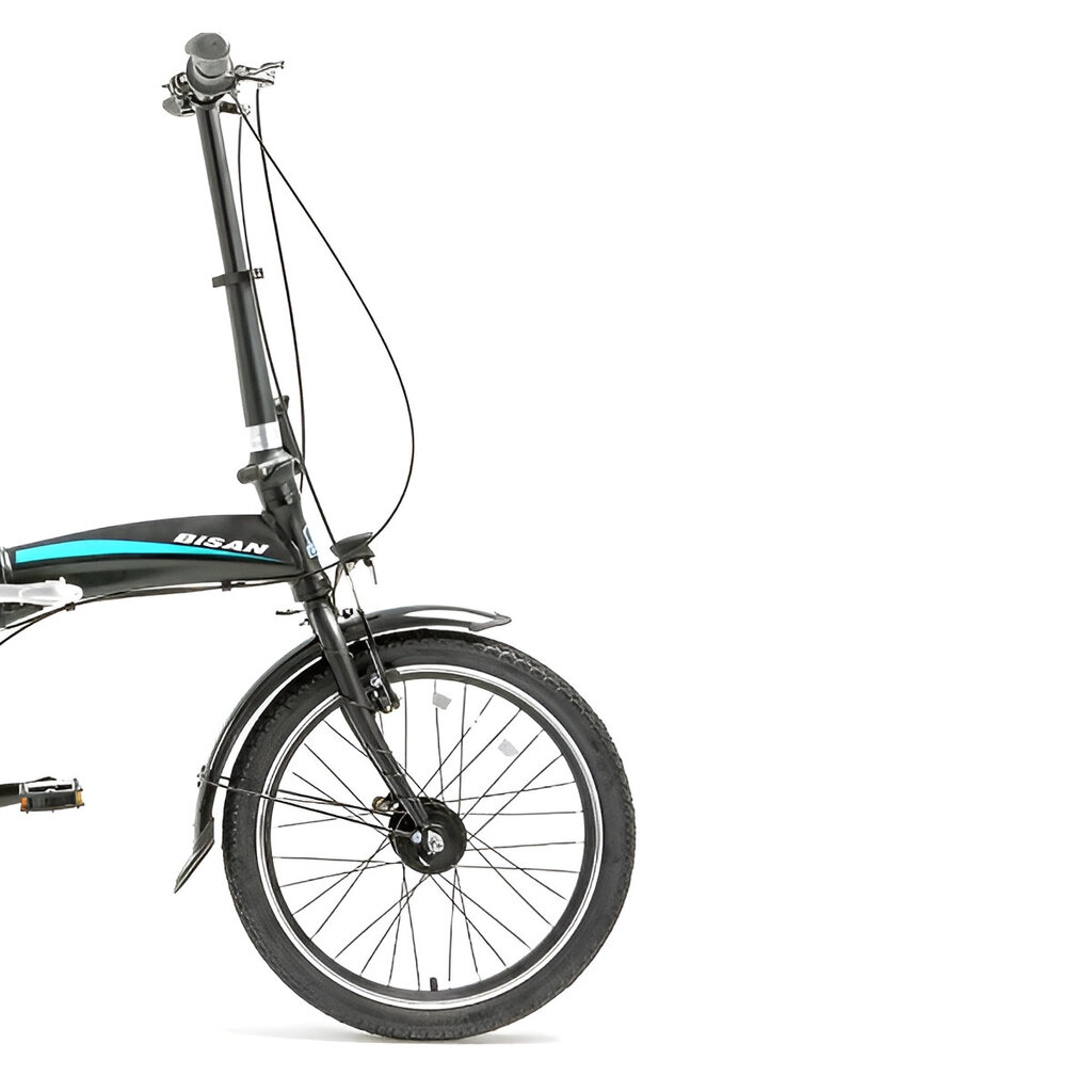 Sulankstomas dviratis Bisan FX3500 TRN 20", juodas/mėlynas цена и информация | Dviračiai | pigu.lt