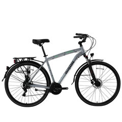 Туристический велосипед Bisan 28 Comfortline VB (PR10010370) серый/зеленый (21) цена и информация | Велосипеды | pigu.lt