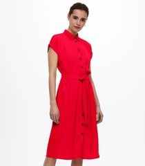 ONLY женское платье 15191953*05, красный/ 5715424690847 цена и информация | Платья | pigu.lt