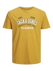 Jack & Jones детская футболка 12237367*01, желтый 5715425346873 цена и информация | Рубашки для мальчиков | pigu.lt