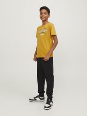 Marškinėliai vaikams Jack & Jones Junior 12237367, geltoni kaina ir informacija | Marškinėliai berniukams | pigu.lt