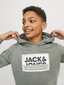 Bluzonas berniukams Jack & Jones Junior 12254120, žalias kaina ir informacija | Megztiniai, bluzonai, švarkai berniukams | pigu.lt