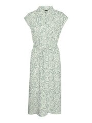 Vero Moda женское платье 10282532*03, светло-бежевый/зелёный 5715511305982 цена и информация | Платья | pigu.lt