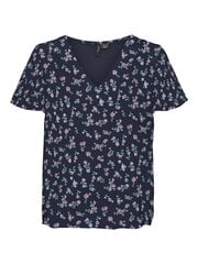 Vero Moda женская блузка 10290129*01, тёмно-синий /розовый 5715518223265 цена и информация | Женские блузки, рубашки | pigu.lt