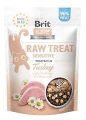 Brit Care Raw Treat Sensitive su kalakutiena, 40 g kaina ir informacija | Skanėstai katėms | pigu.lt