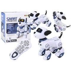 Nuotoliniu būdu valdomas interaktyvus šuo - robotas Lean Toys, mėlynas/baltas цена и информация | Игрушки для мальчиков | pigu.lt