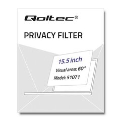 Qoltec Privacy Filter (51071) kaina ir informacija | Kompiuterių aušinimo ir kiti priedai | pigu.lt