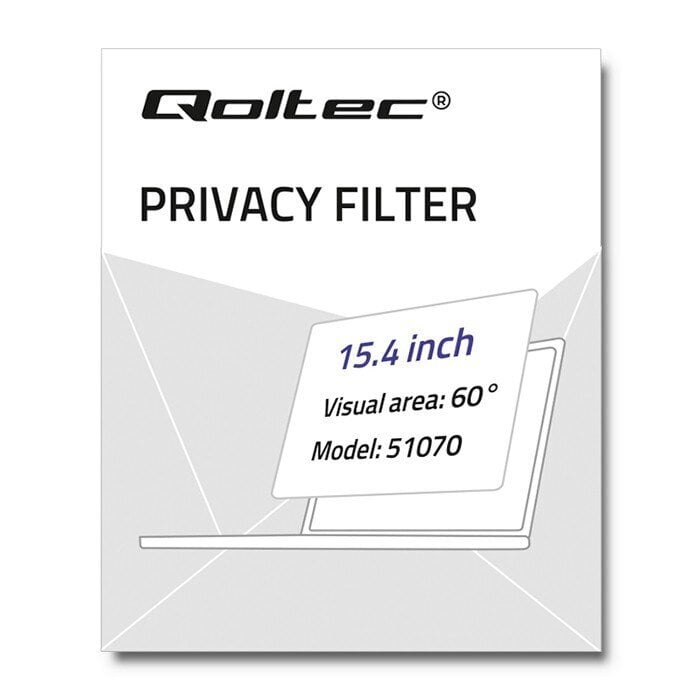 Qoltec Privacy Filter (51070) цена и информация | Kompiuterių aušinimo ir kiti priedai | pigu.lt