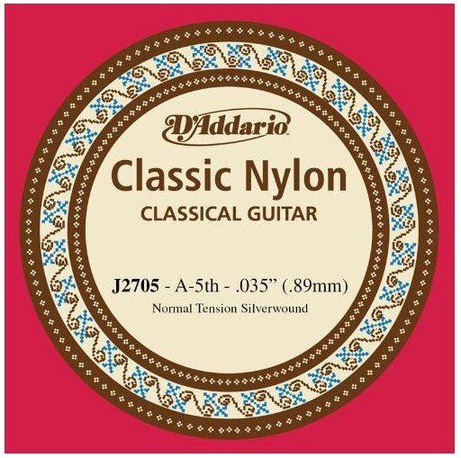 Styga klasininei gitarai D'Addario Classic NT J2705 0.035 цена и информация | Priedai muzikos instrumentams | pigu.lt