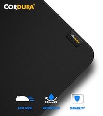 Pulsar ParaSpeed V2 Cordura Mousepad Black (XL 490mm x 420mm) Pelės kilimėlis kaina ir informacija | Pelės | pigu.lt