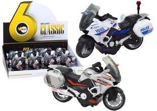 Игрушечный спортивный полицейский мотоцикл 1:10 цена и информация | Игрушки для мальчиков | pigu.lt
