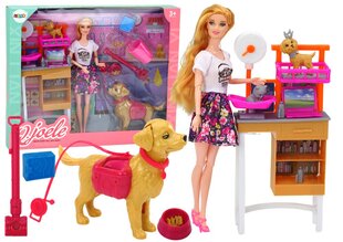 Lėlė veterinarė rinkinys su priedais Lean Toys kaina ir informacija | Žaislai mergaitėms | pigu.lt