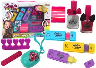 Vaikiškas plaukų ir nagų dažymo rinkinys, įvairių spalvų kaina ir informacija | Žaislai mergaitėms | pigu.lt