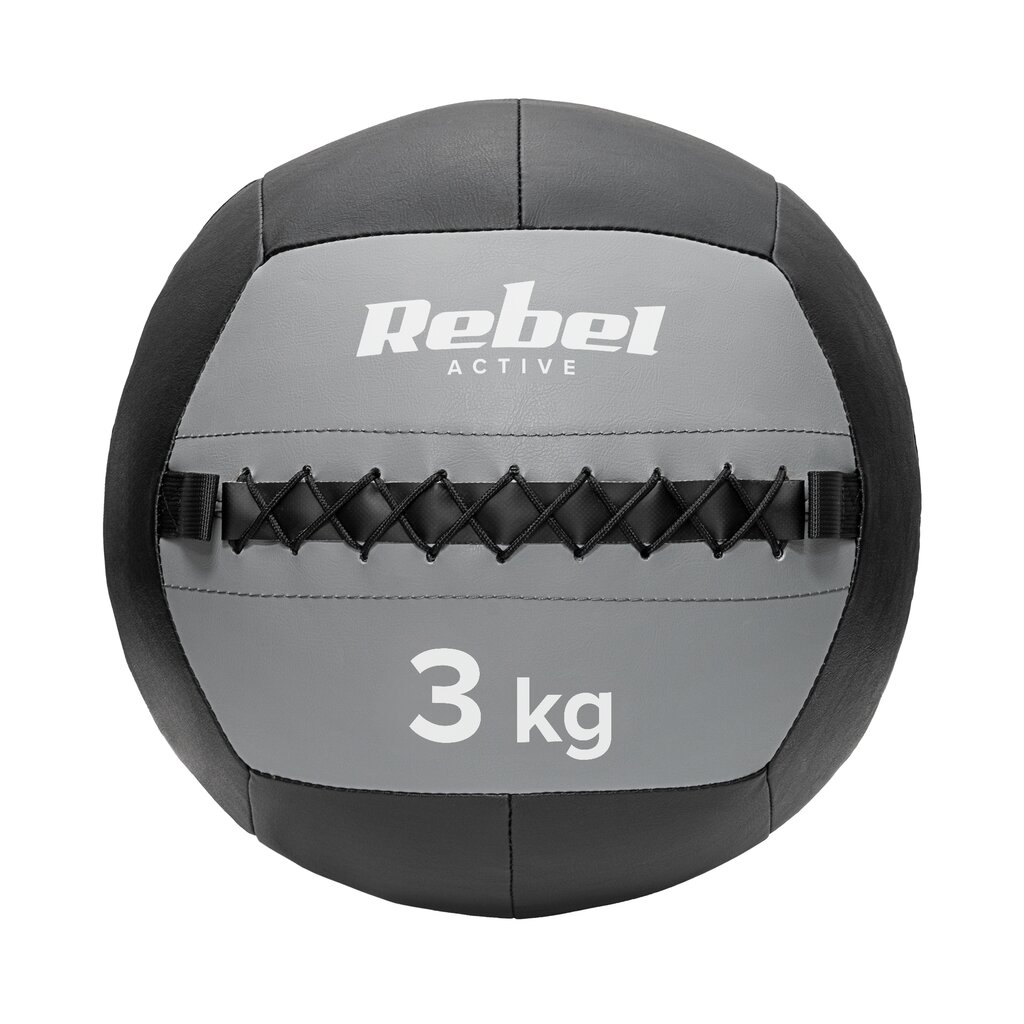 Treniruočių kamuolys Rebel, 3kg kaina ir informacija | Svoriniai kamuoliai | pigu.lt