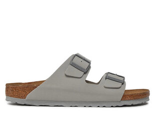 Arizona bf birkenstock 1027696 moterims pilka women's grey 1027696 цена и информация | Комнатные тапки женские | pigu.lt