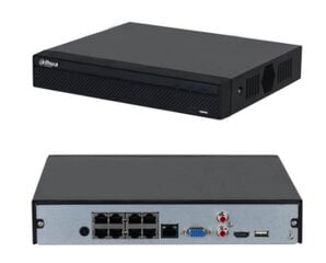 Tinklo vaizdo registratorius 8ch 8poe/nvr2108hs-8p-4ks3, Dahua kaina ir informacija | Stebėjimo kameros | pigu.lt