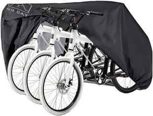 Dviračių uždangalas Dunlop, 200 x 105 x 110 cm, juodas цена и информация | Седла для велосипедов и чехлы на сиденья | pigu.lt