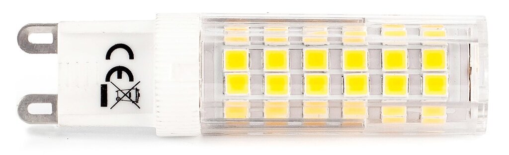 LED lemputė G9 8W - Šiltai balta (3000K) kaina ir informacija | Elektros lemputės | pigu.lt