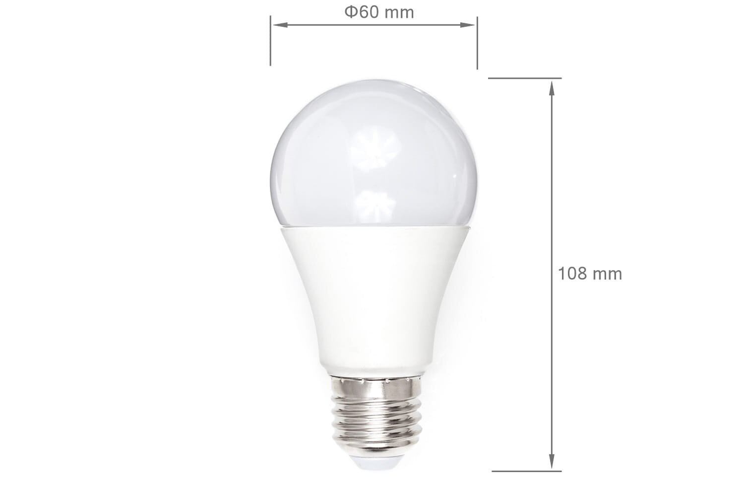 LED lemputė E27 10W - neutrali balta (4500K) kaina ir informacija | Elektros lemputės | pigu.lt