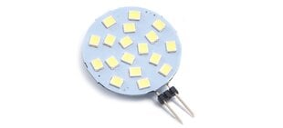Светодиодная лампа G4 3W 12V 270lm - Тарелка - Холодный белый (6500K) цена и информация | Электрические лампы | pigu.lt