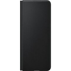 EF-FF926LBE Samsung Leather Flip Cover for Galaxy Z Fold 3 Black (Bulk) цена и информация | Чехлы для телефонов | pigu.lt