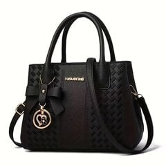 Большая стильная женская сумка, черный цена и информация | Женская сумка Bugatti | pigu.lt