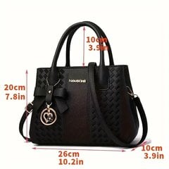 Большая стильная женская сумка, черный цена и информация | Женские сумки | pigu.lt