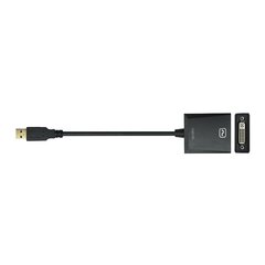 LogiLink - Adapter USB3.0 do DVI kaina ir informacija | Adapteriai, USB šakotuvai | pigu.lt