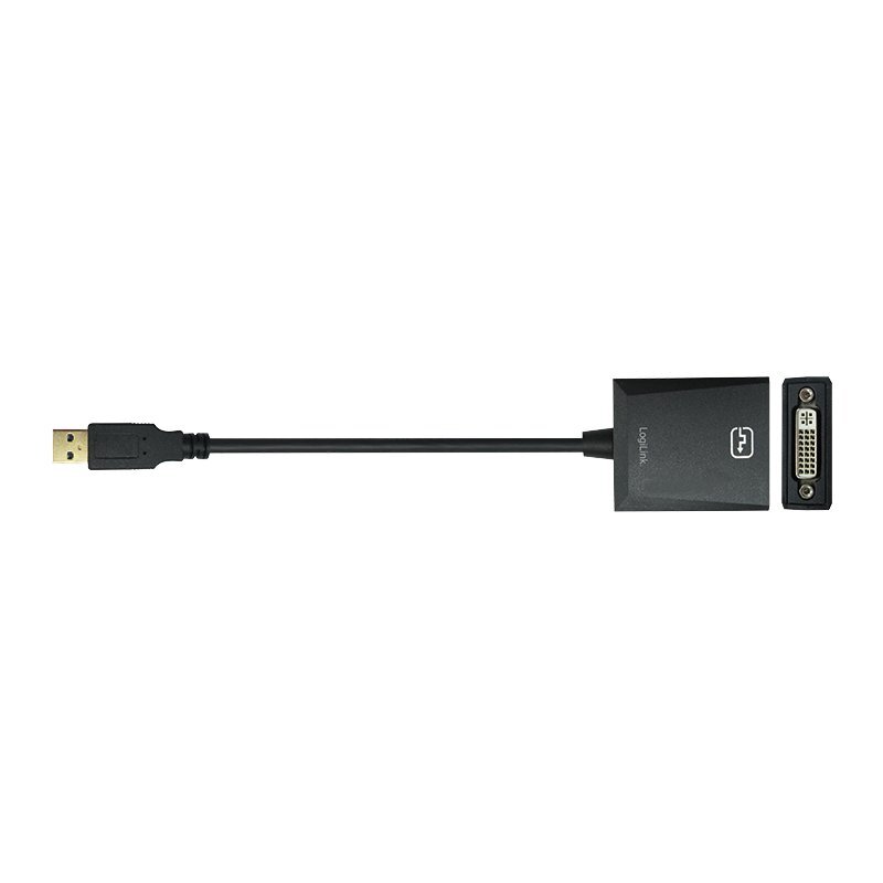 LogiLink - Adapter USB3.0 do DVI цена и информация | Adapteriai, USB šakotuvai | pigu.lt