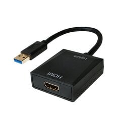 LogiLink - Adapter USB3.0 do HDMI kaina ir informacija | Adapteriai, USB šakotuvai | pigu.lt