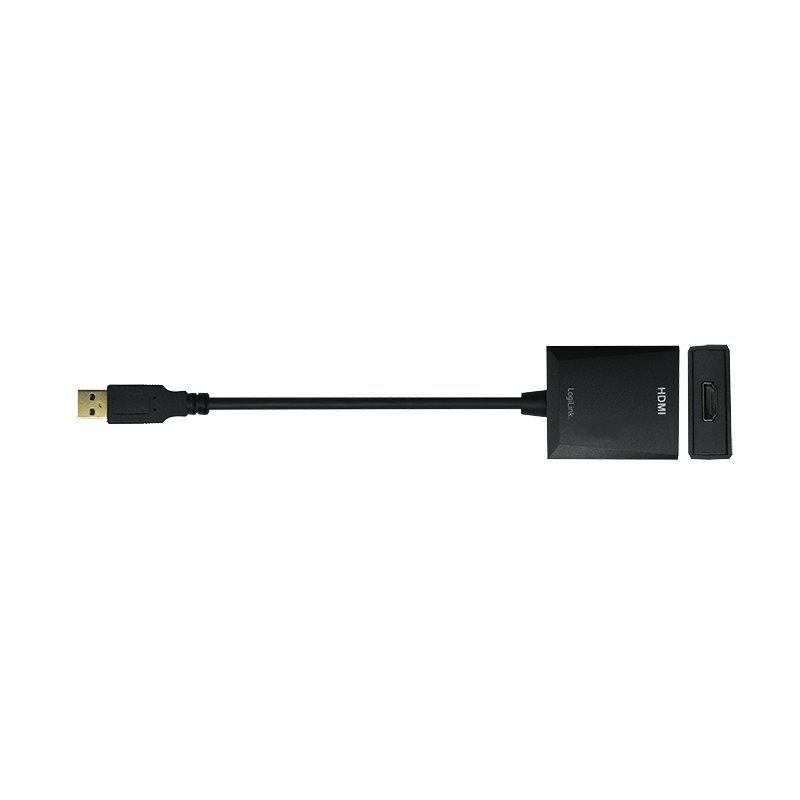 LogiLink - Adapter USB3.0 do HDMI kaina ir informacija | Adapteriai, USB šakotuvai | pigu.lt