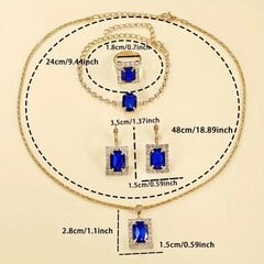 Набор из 6 украшений для женщин с часами цена и информация | Женские часы | pigu.lt