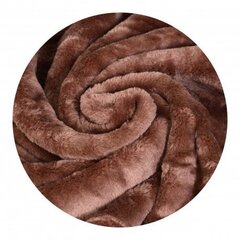 Плотное акриловое одеяло, коричневое, 160х200 см цена и информация | Покрывала, пледы | pigu.lt