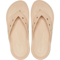 Šlepetės moterims Crocs™ Classic 282041, smėlio spalvos цена и информация | Женские тапочки | pigu.lt