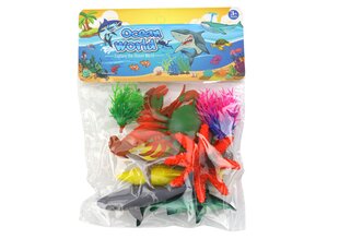Jūros gyvūnų figūrėlių rinkinys, įvairių spalvų, 8 d. kaina ir informacija | Žaislai berniukams | pigu.lt