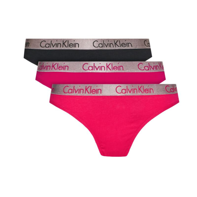 Calvin Klein kelnaitės moterims QD3590E, įvairių spalvų, 3 vnt. цена и информация | Kelnaitės | pigu.lt