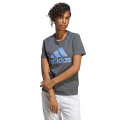 Marškinėliai moterims Adidas IC0634, pilki цена и информация | Женские футболки | pigu.lt