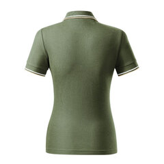 Polo marškinėliai moterims MLI-23369, žali kaina ir informacija | Marškinėliai moterims | pigu.lt