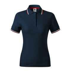 Polo marškinėliai moterims MLI-23302, mėlyni цена и информация | Футболка женская | pigu.lt